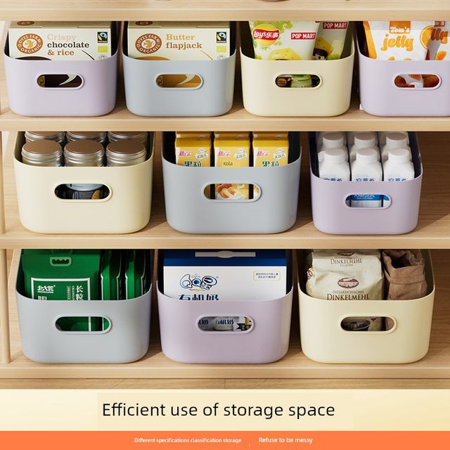 Desktop storage box Cosmetic storage box Kitchen drawer Miscellaneous plastic box Rectangular finishing box Snack basket
