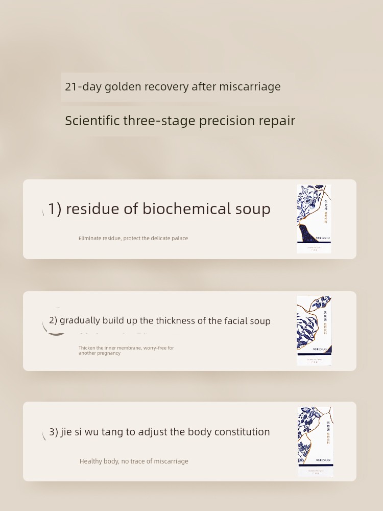 【Postpartum Package】Guanghetang 21-Day Postpartum Recovery Supplement Biochemical Soup for Expelling Lochia Postpartum Meal — 3