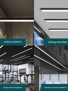 LED Office Shop Commercial Square Tube Light