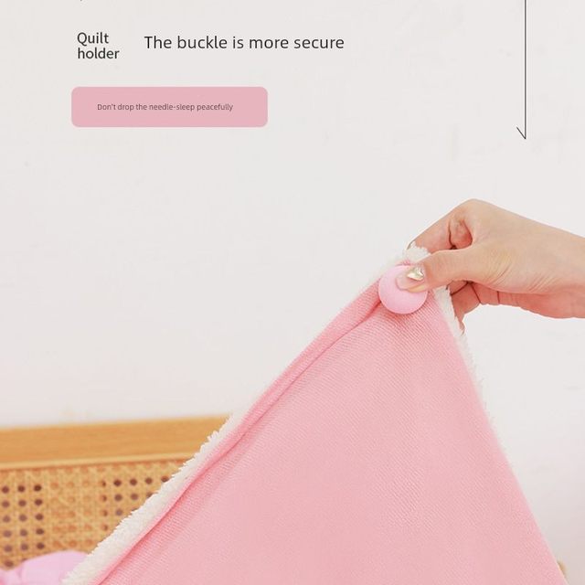 Quilt fixing device anti-slip anti-slip needle-free safety invisible clip quilt corner buckle quilt cover stitch cover not running sheet