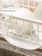 Drain rack for bowls and chopsticks household kitchen countertop tableware storage box disc plate chopsticks partition double-layer drain sink storage rack