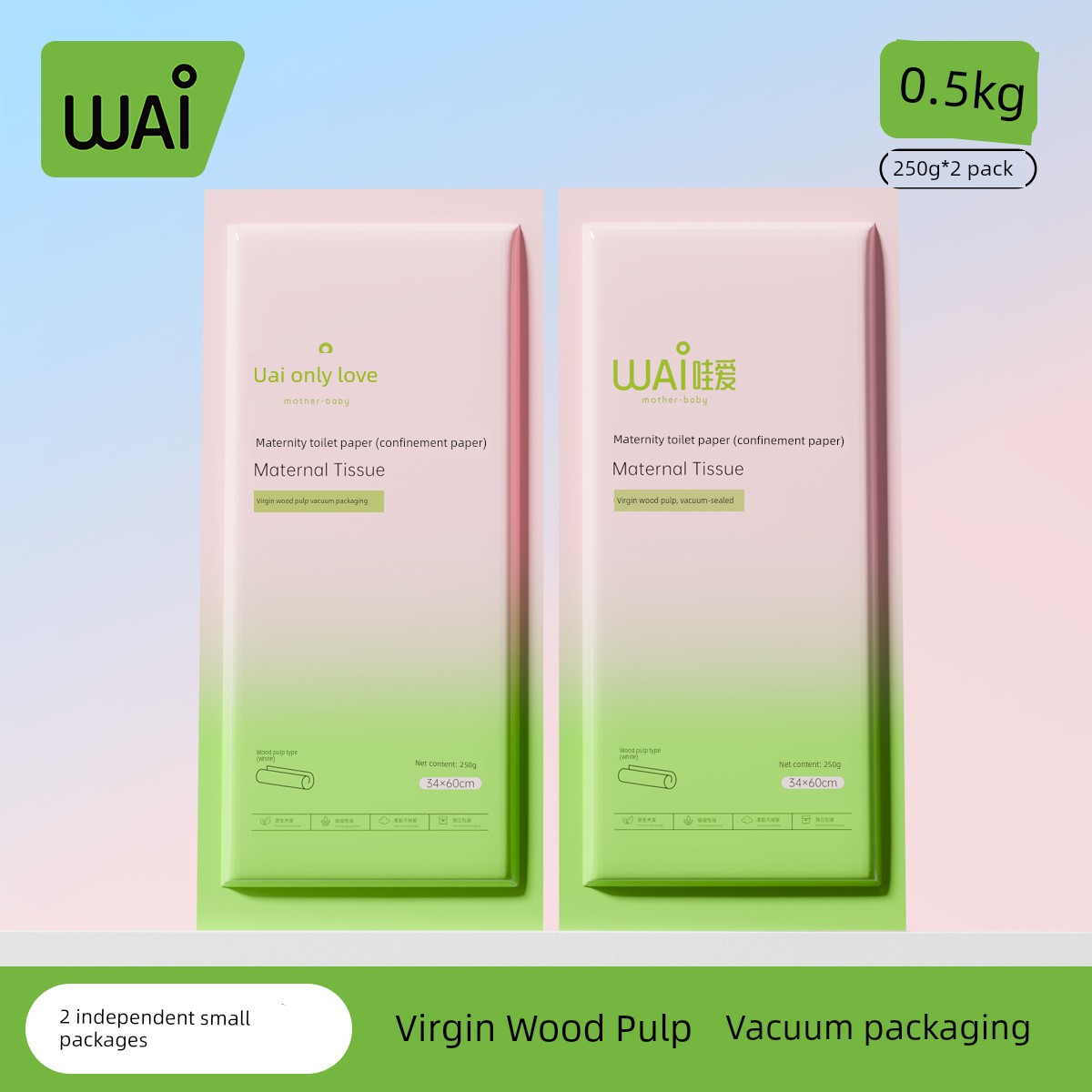 Wowai Maternity-Specific Sanitary Paper, Extra-Large Postpartum Paper, Postpartum Delivery Room Paper, Maternity Supplies, Sanitary Napkins, and Pads — 2