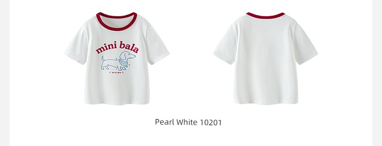 Mini Balabala Short-Sleeved T-Shirts and Pants for Boys and Girls, Summer Quick-Drying Kidsren's Tops, Shorts and Leggings Collection — 126