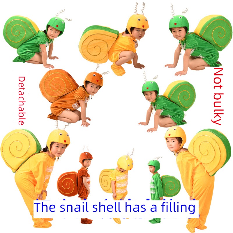 six one children animal modern drama Cartoon clothes little snail