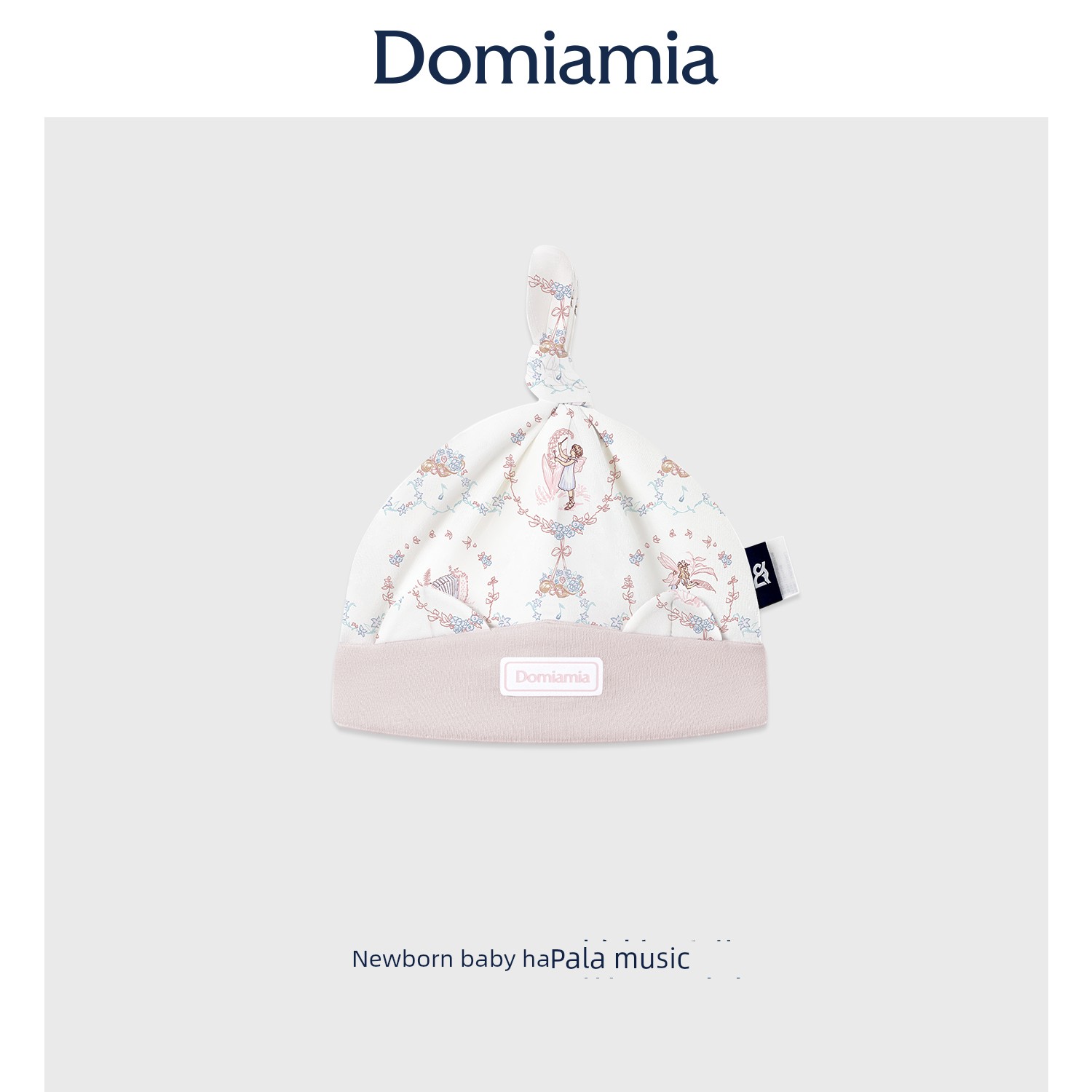 Domiamia Baby Hat Newborn 0-6 Months Old Baby Cotton Hat Cute Full Moon Hundred-Day Headwear — 8