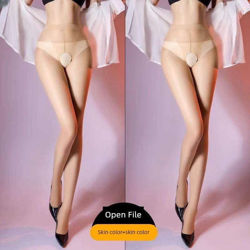 Black Sheer Stockings for Women, Thin Anti-Snag White Stockings, Spring and Summer Nude Color Pantyhose, Natural Bare-Leg Effect, Summer Season — 6