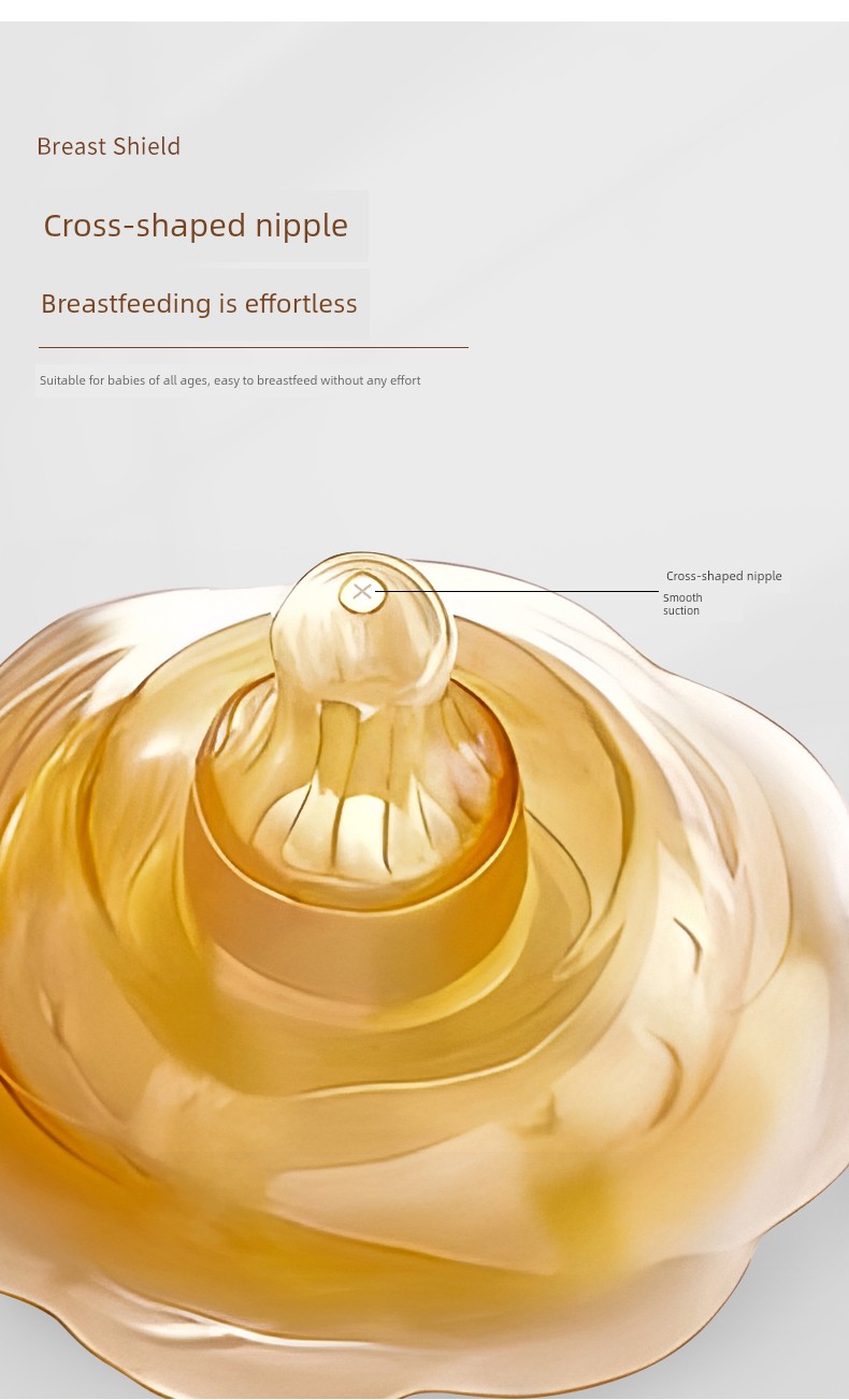 Beingmate Breast Shield Nursing Tool Nipple Indentation Corrector Double-Layer Protective Cover for Breastfeeding Anti-Bite — 13