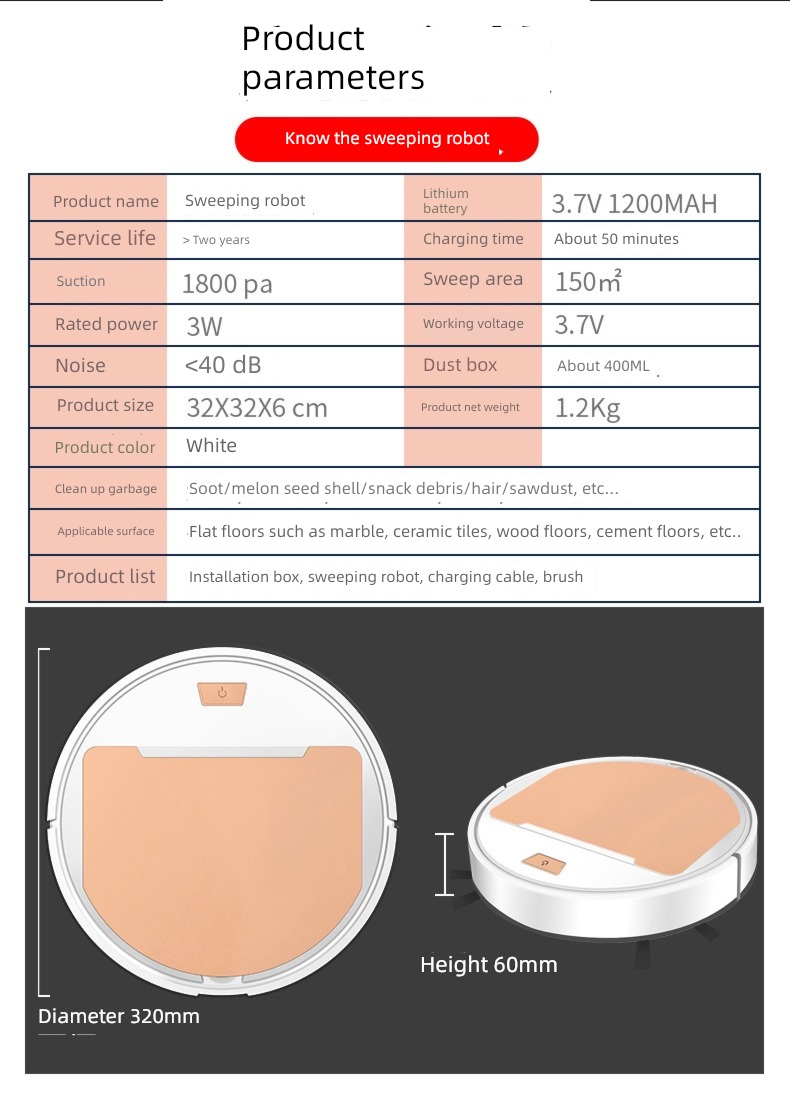 originality USB charge Wipe the floor Vacuum cleaner gift clean