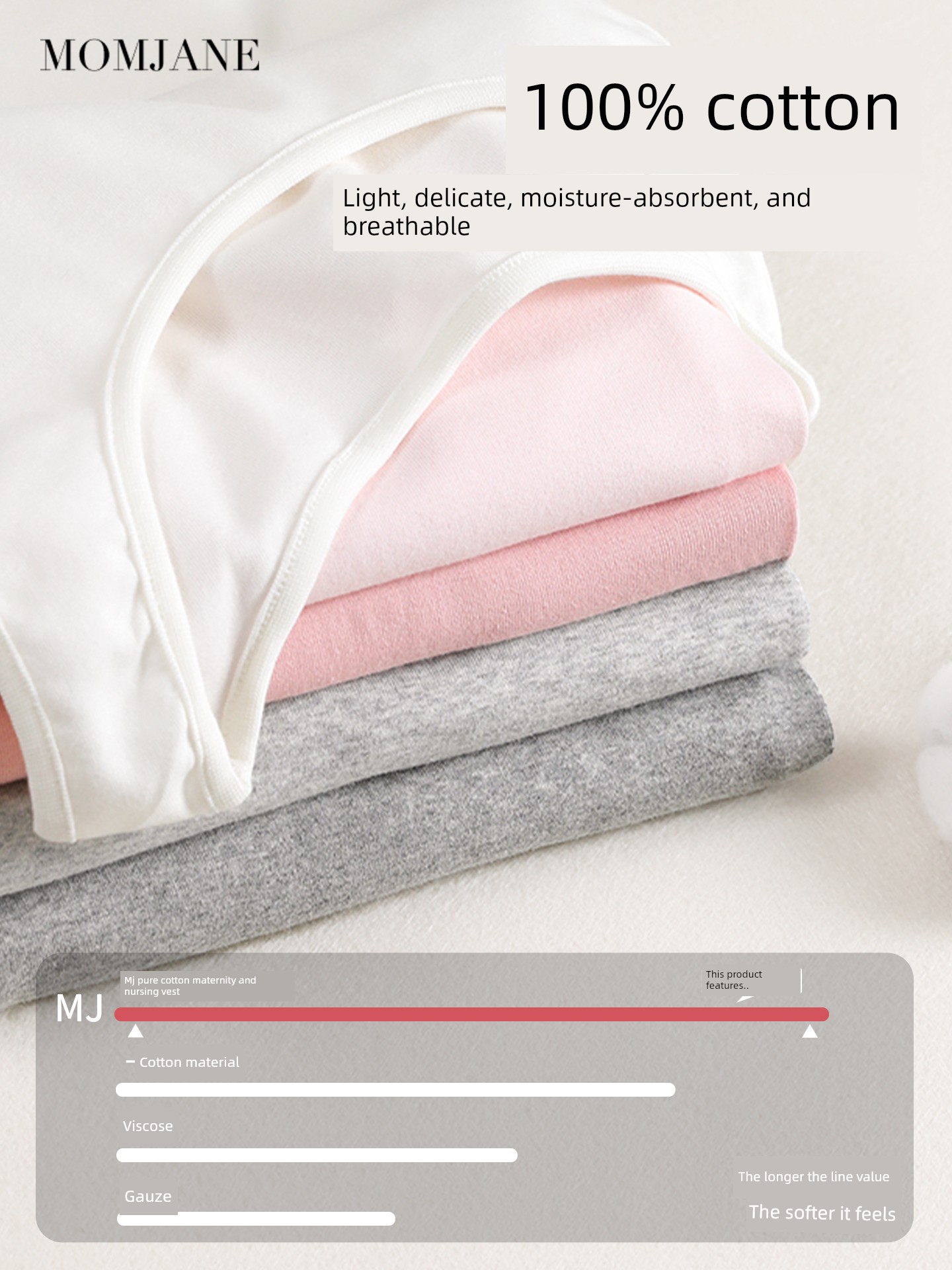 All Cotton Dralon Autumn and Winter Special Heattech Intimates Pregnant Women — 5