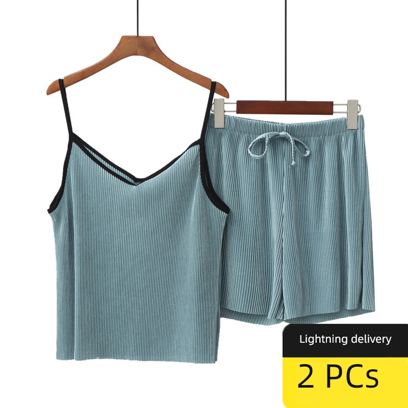Chiffon shorts leisure time female summer Home Furnishing pajamas camisole