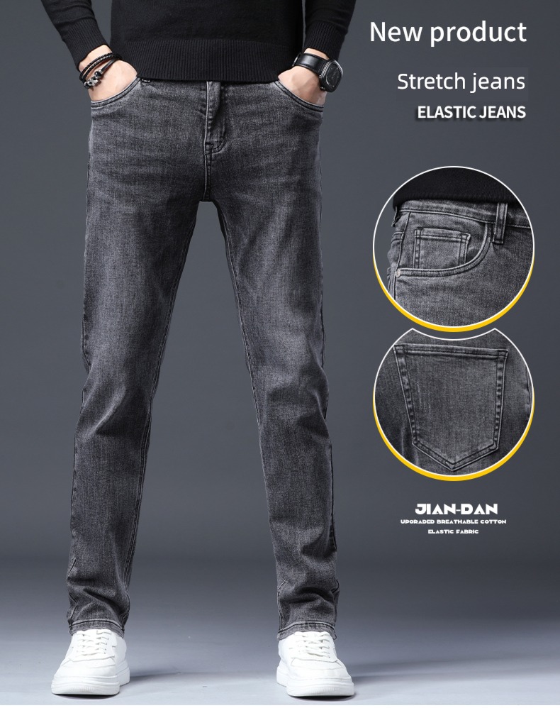 jeep JEEP black Autumn and winter trend Jeans