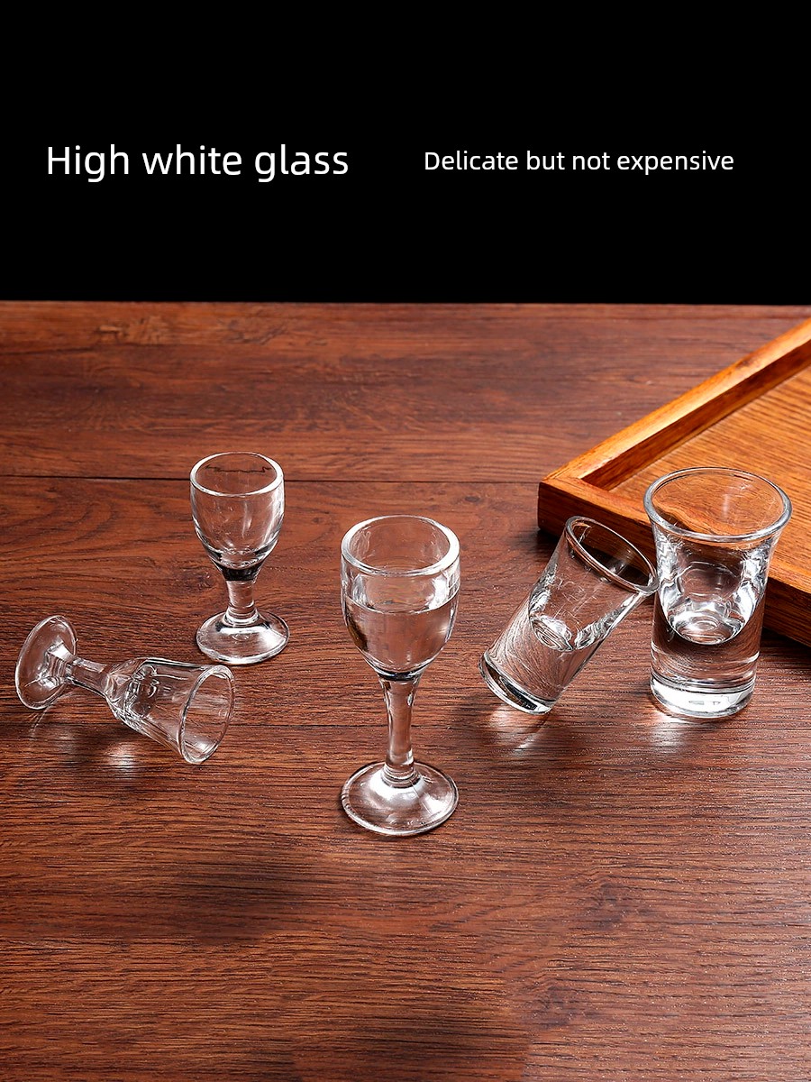 Glass Liquor Glass Household Wine Decanter White Wine Glass Tass Shooter Glass Goblet Shooter Glass Wine Cup Wine Set