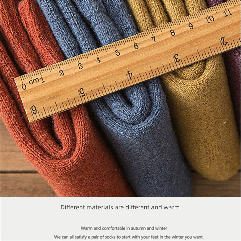 Hosiery children Autumn and winter Plush Terry long and tube-shaped sleep Socks