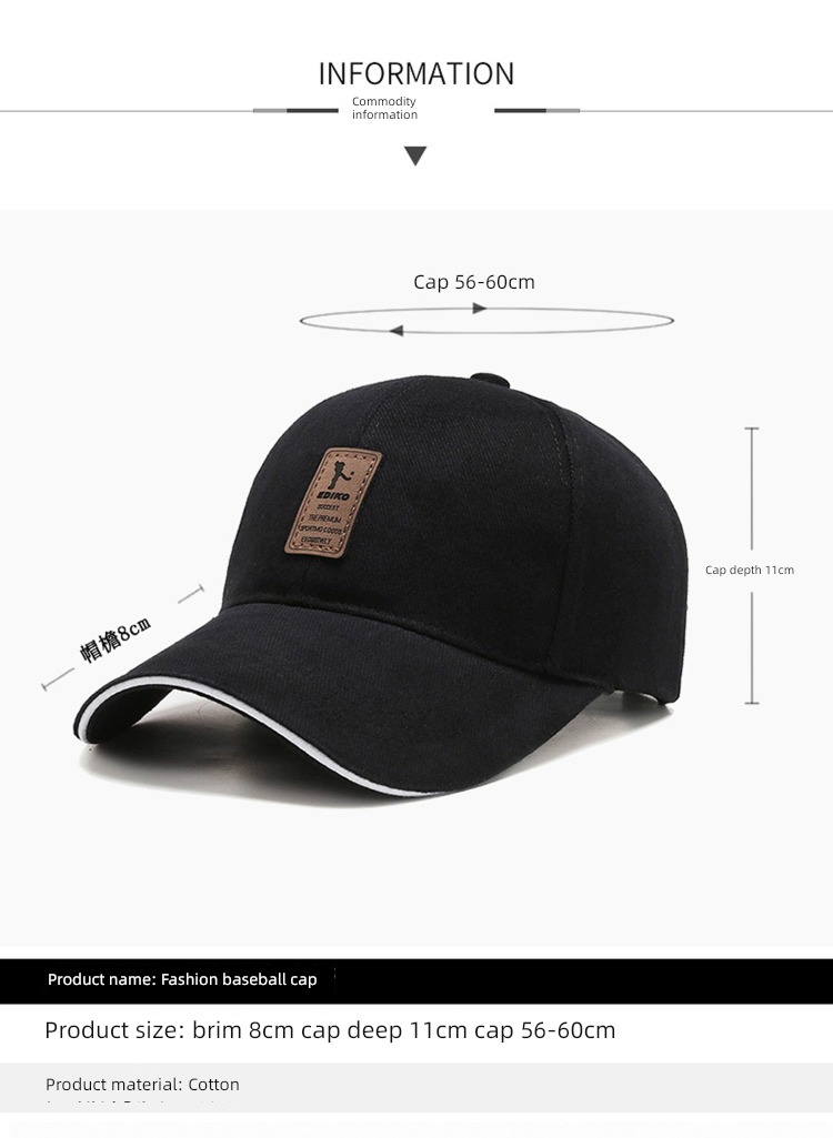 man winter ins Spring and Autumn leisure time female Hat