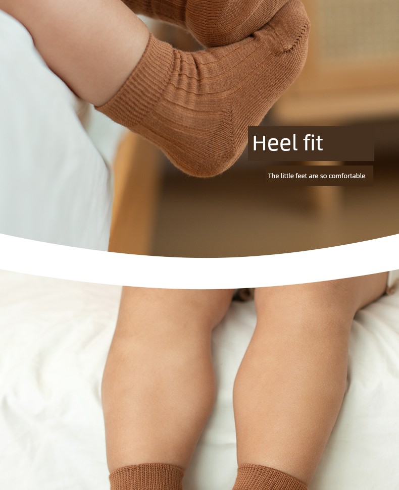Koala Nose Nose [Elastic Soft Sunken Stripe Socks · Easiest for Match Tight] Men and Women Baby Breathable Multi-Color Baby Socks — 7