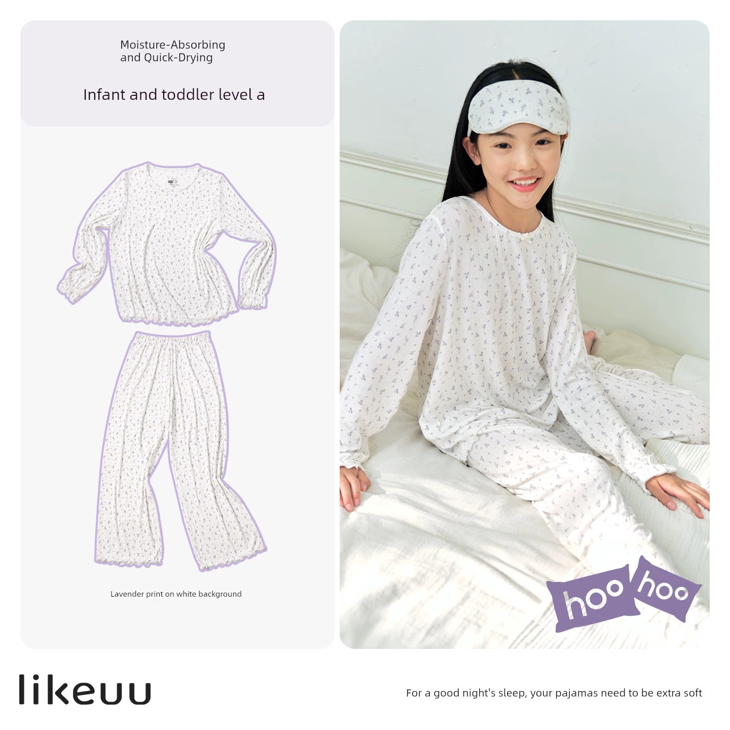 [Recommended by Zhu Dan] Likeuu Kidsren's Pajamas, Boys' and Girls' Home Clothes, 2026 New Family Modal Nightgown — 1