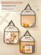 Storage bag hanging bag wall hanging plush toys sorting magic bag bathroom baby shower drain basket hanging wall net bag