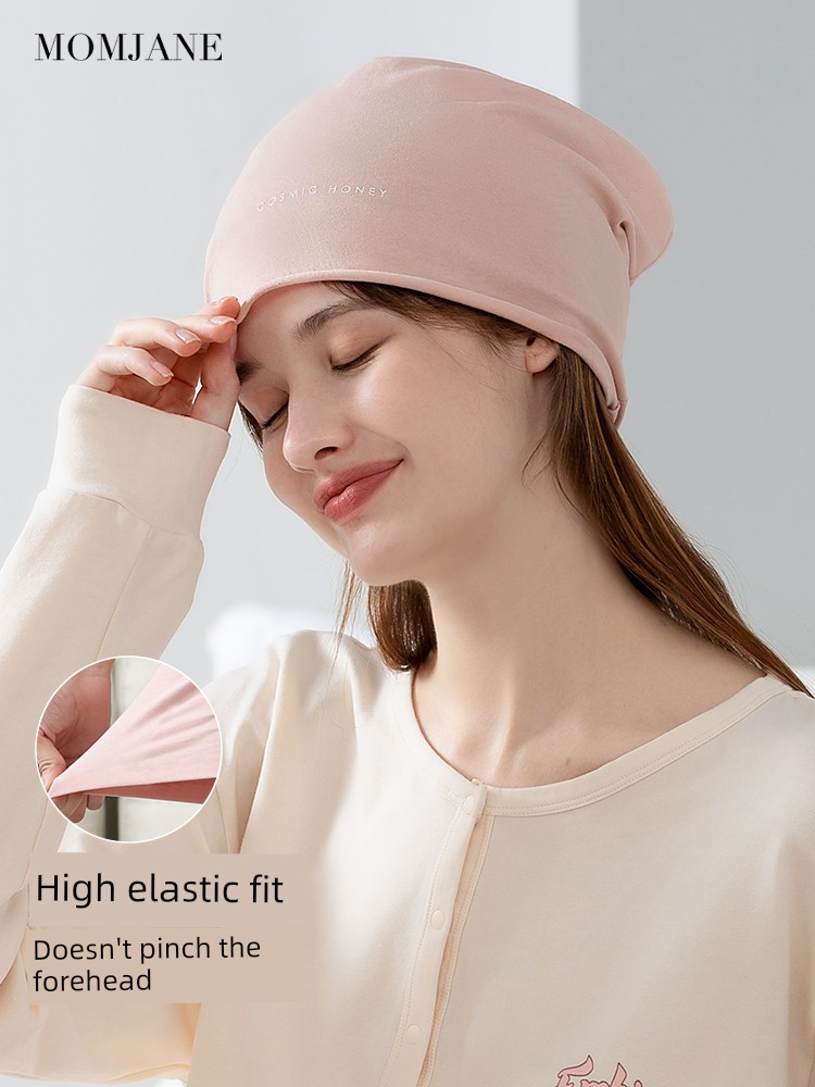 Postpartum Hat for Autumn and Winter, Thin, Windproof, Warm, Suitable for Pregnant and Postpartum Women, Large Head Circumference, Can Be Worn While — 2