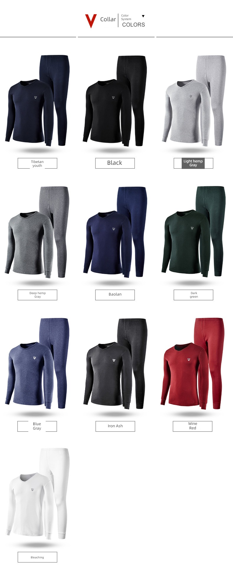 dandy man keep warm Underwear set male Cotton teenagers Autumn clothes and pants pure cotton Thread clothes and trousers winter