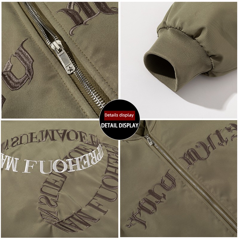 popular American style High street men and women lovers Embroidery mlb