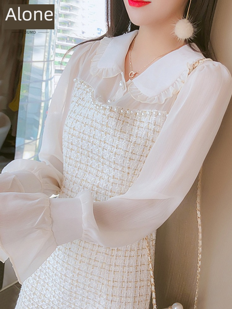 Little fragrance Plush Spring  Goddess Dress