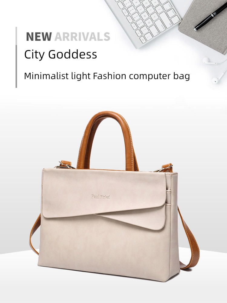 Computer package 14 inches female portable notebook apply association 16 Huawei 15 spot 6macbookpro Apple air13surface Microsoft 12 One shoulder Messenger business affairs briefcase Fall prevention Shockproof
