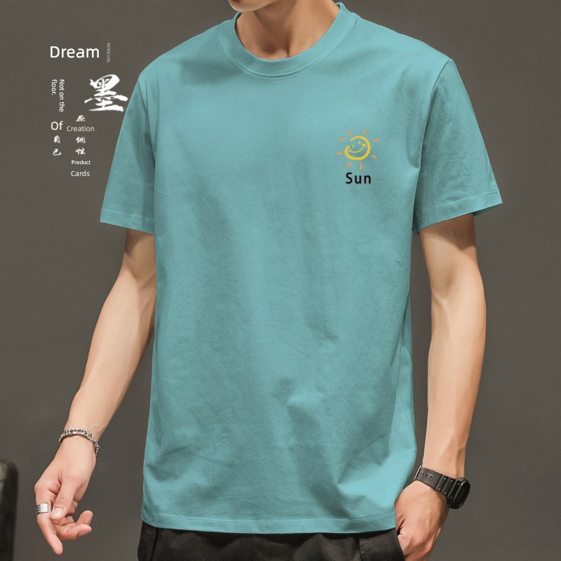summer The new man white Put on your clothes Short sleeve T-shirt