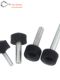 Round head straight pattern handle rubber head screw hand twist adjustable bakery handle hand twist screw M4M5M6