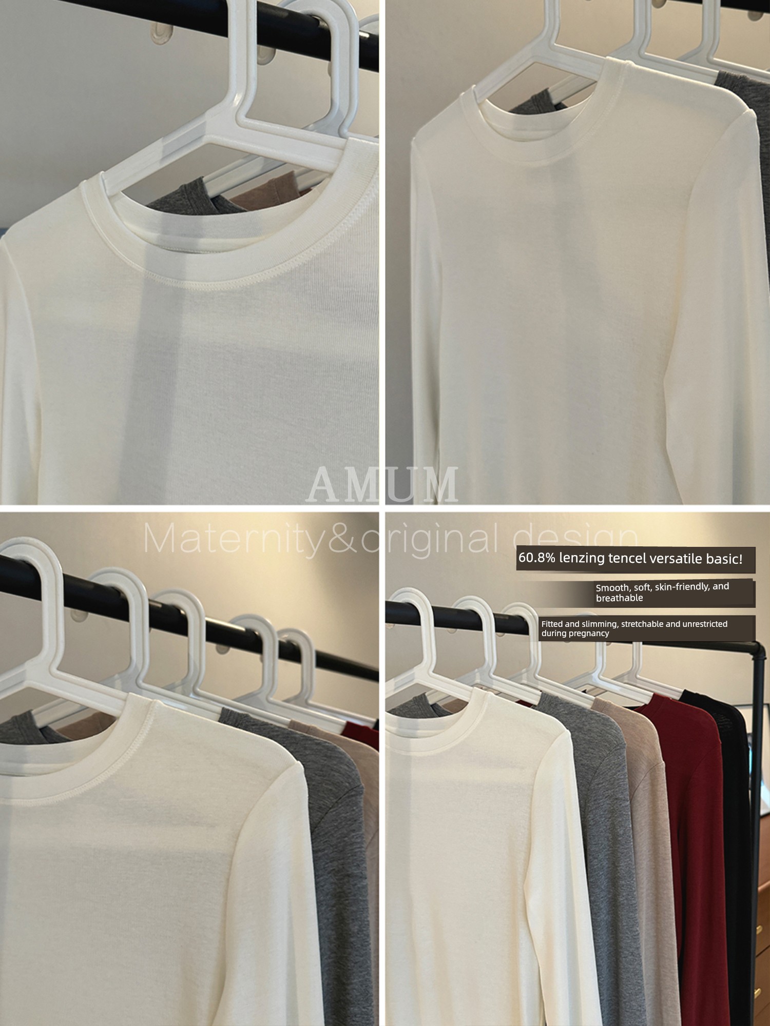 ◆ Amum Maternity Wear ◆ Outfits for Pregnant Moms~ Vintage Pleated Stylish Summer Dress That Doesn'T Show Pregnancy, Loose-Fitting Strap Dress. — 3