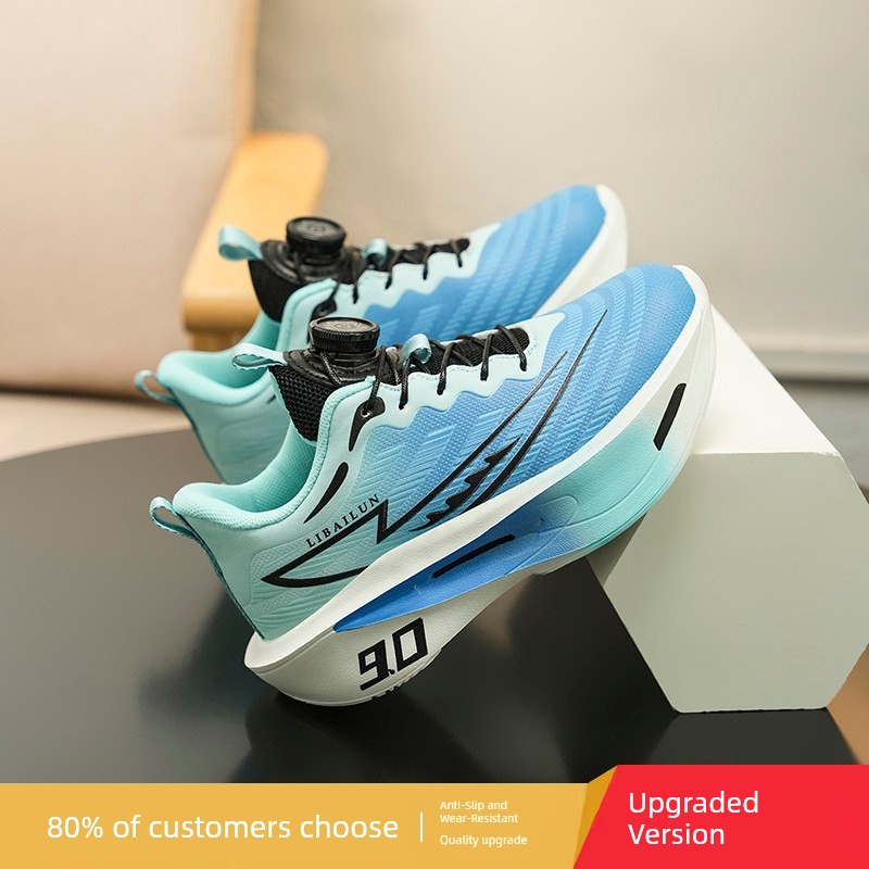 Azta Popular Boys' Shoes 2026 Spring and Autumn New Models for Older Children, Soft-Soled, Non-Slip, Running, Mesh, Breathable Sports Shoes — 8