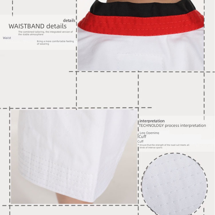 pure cotton college student girl summer wear Taekwondo Uniform