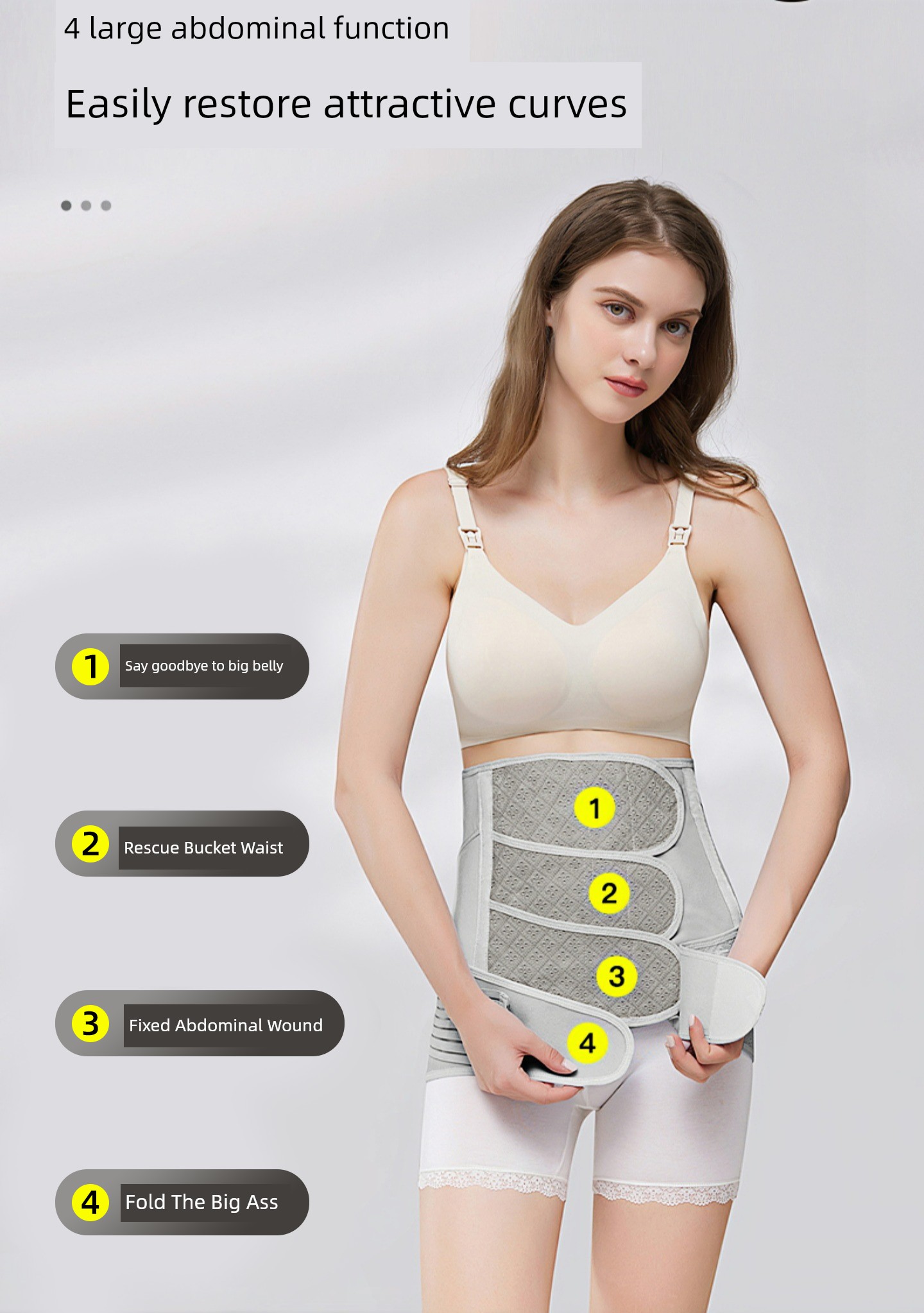 Sidali Fall and Winter Pure Cotton Confinement Postpartum Belly Band — 9