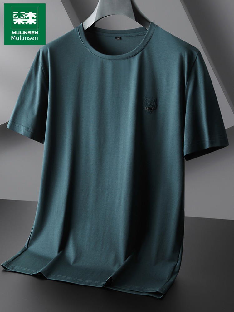 MuLinSen summer Thin money Big size leisure time Short sleeve T-shirt