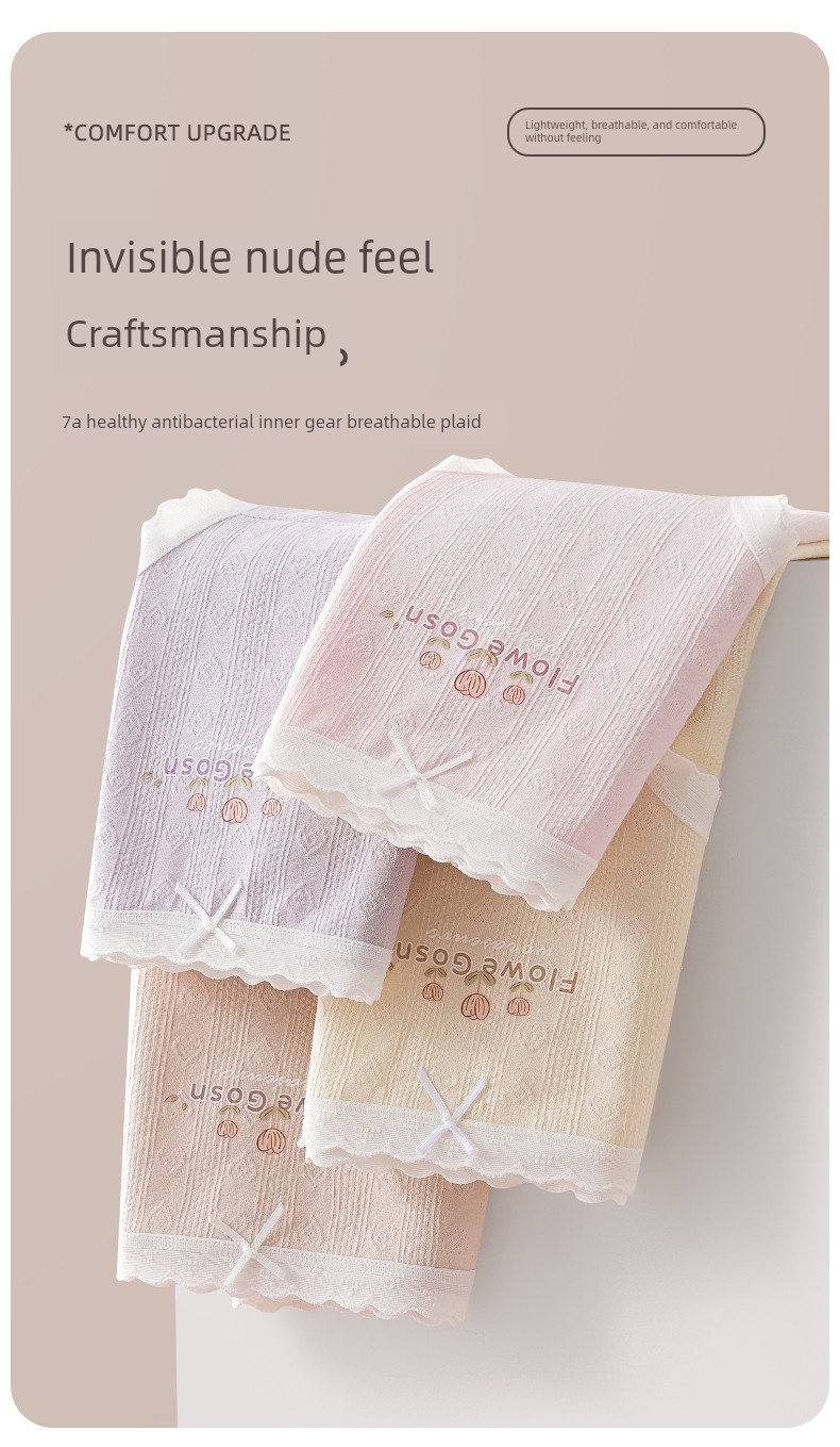 Girl Underwear Children's Development Period 10-14 Years Old Young Adult Primary School Junior High School Students Pure Cotton Summer Kids Briefs — 17