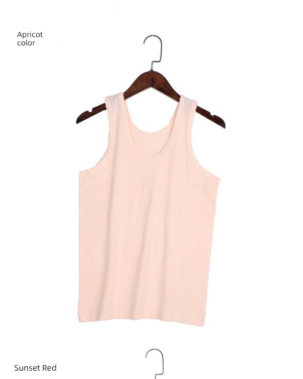 Middle aged and old people mom Sleeveless Summer style pure cotton vest