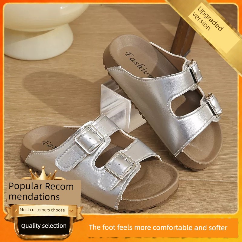 Official Brand Children's Outdoor Birkenstock-Style Sandals for Girls, 2026 Summer Non-Slip Wear-Resistant Beach Sandals — 3