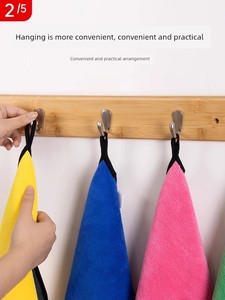 Clean-Keeping Dedicated Rag Cleaning Towel Traceless Thickened Absorbent Not Easy to Lint For Home Cleaning Dishcloth