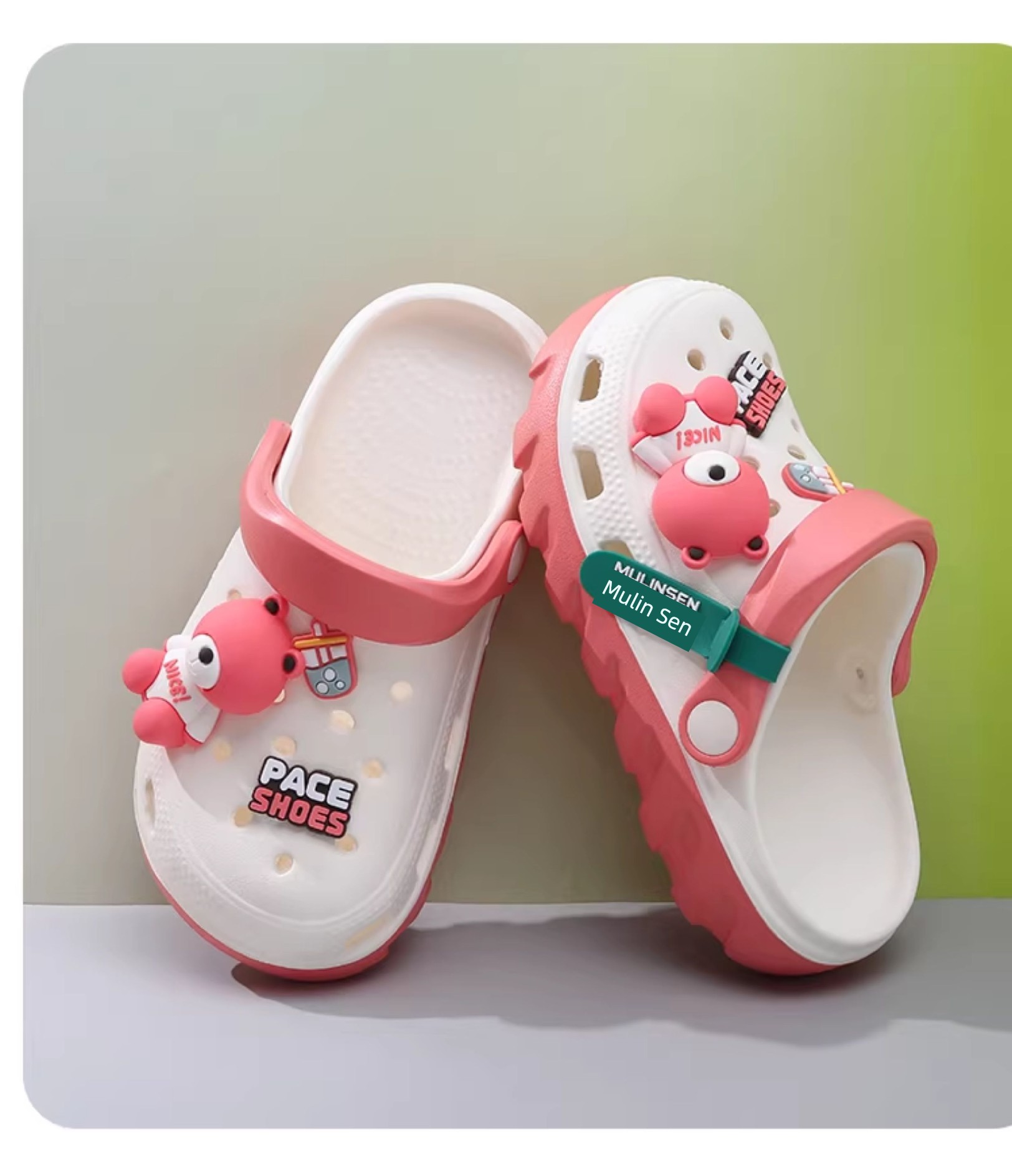 Mulinsen Children's Clogs for Boys, 2026 New Summer Model, Boys' Slippers, Non-Slip, Silent, for Older Children, with a Soft Stepping Feel — 32