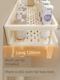Creamy bathroom rack storage rack bathroom toilet toilet toilet sink wall hanger without punching and anti-dumping storage
