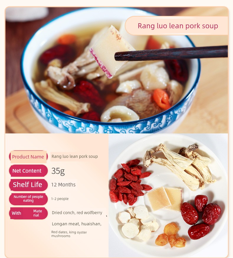 Postpartum Meal Nutritious Meal Postpartum Stew Soup Ingredients Package Postpartum Meal Set Postpartum Soup Ingredients Small Postpartum 15-Day Supplement — 16