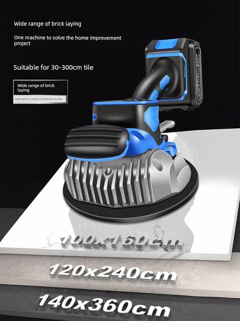 Super easy flat ceramic tiling machine vibrator high-power large-plate electric tiling machine floor tiling machine top ten brands