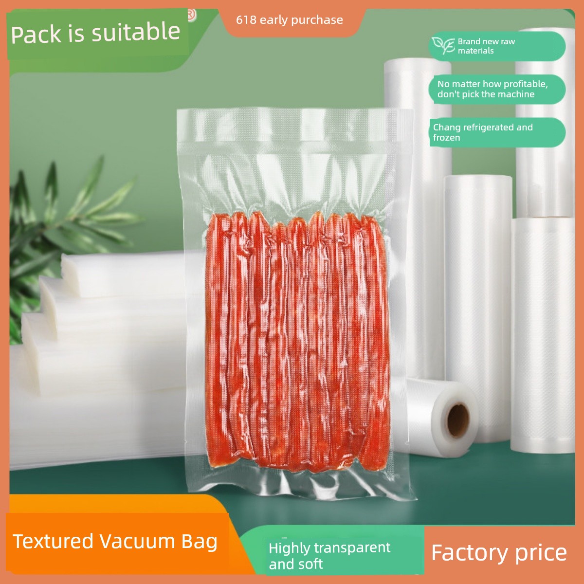 Grain Vacuum For Home Thickened Nylon Sealed Fresh Bag