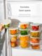 Canned sealed jars Food grade moisture-proof pickled vegetables, kimchi snacks dry goods kitchen storage glass jar with lid fresh-keeping bowl