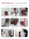 开普路12线激光水平仪KAPRO红外线高精度3D强绿光小型平水仪956G