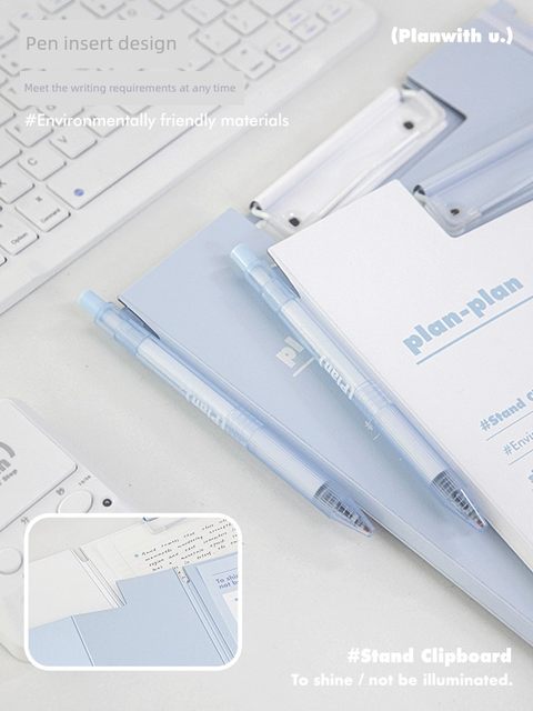 Planwith vertical board clip a4 folder writing pad test paper storage multifunctional writing board high appearance