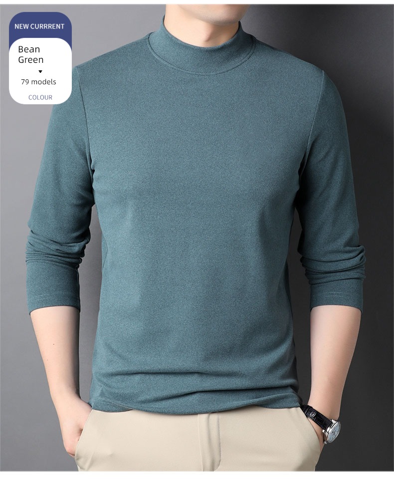 Romon man keep warm Undershirt Sweater Long sleeve T-shirt