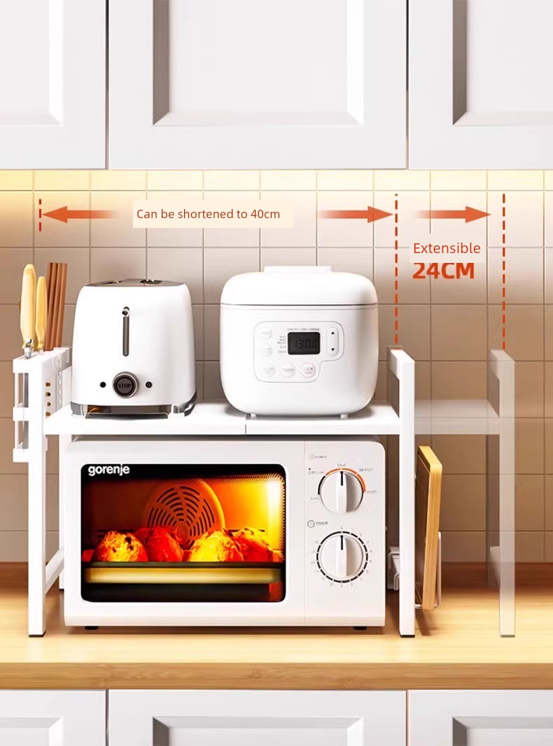 Retractable Double-Layer Rice Cooker Bracket