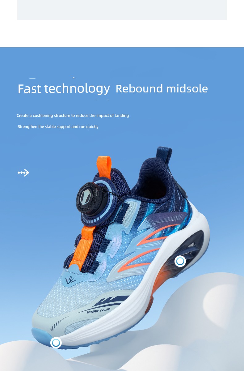 Bumblebee Girls' Sports Shoes Autumn New Comfortable Children's Student Shoes Little Girls' Mesh Breathable Running Shoes — 3