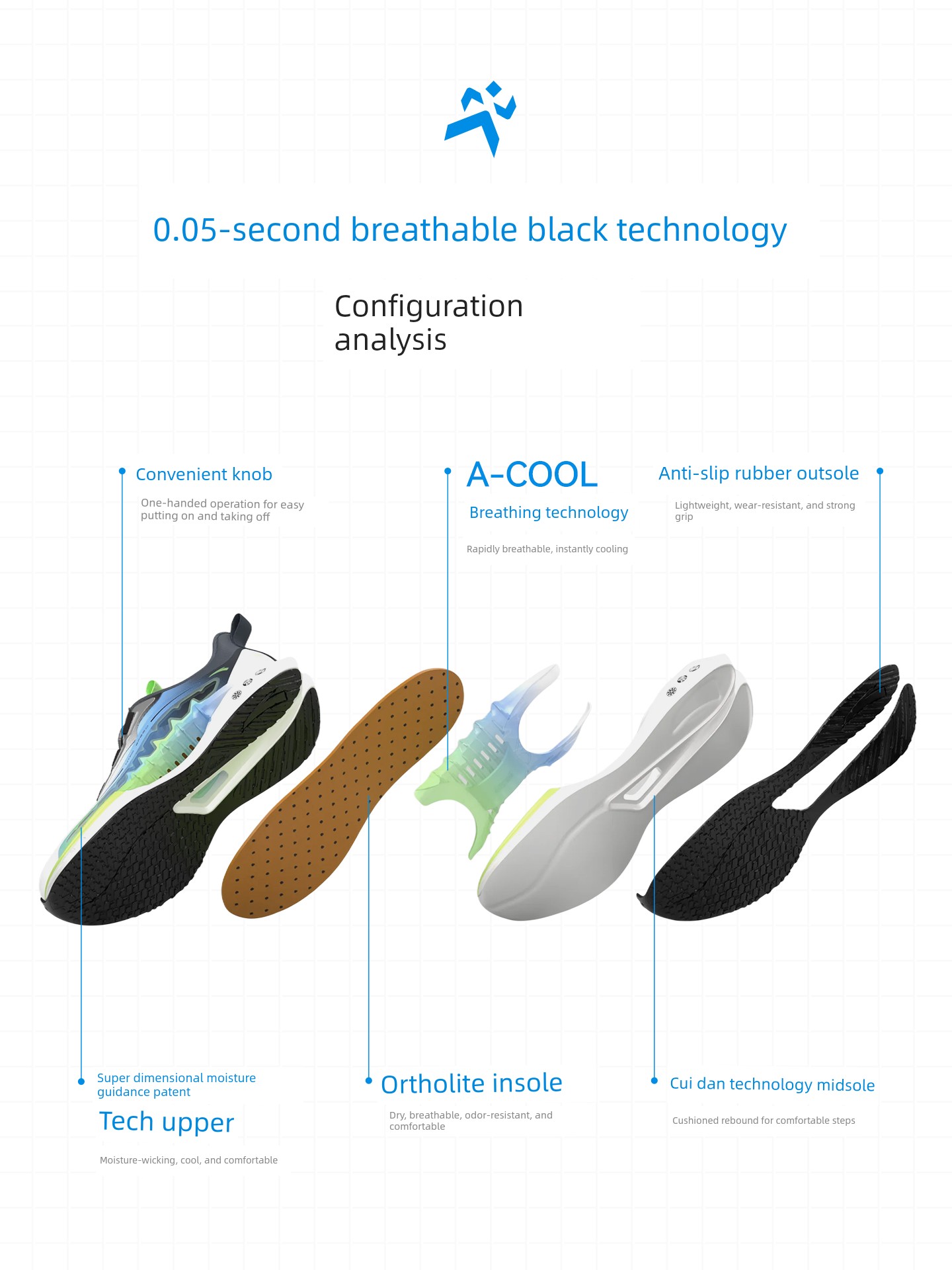 Anta Children's Chasing the Wind 8 Sports Running Shoes 2026 Autumn New Model Boys and Girls Professional Running Shoes Student Physical Test Shoes