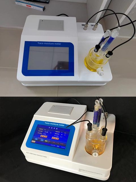 全自动卡尔费休微量水分测定仪柴油油类测试库仑电量法水份检测仪